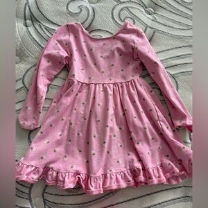 CrewCuts Pink Floral Girls Dress Sz 5